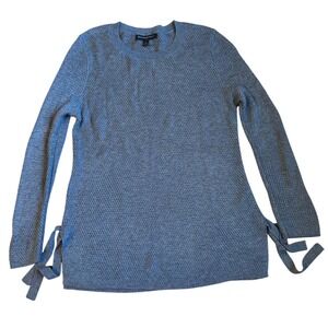 Banana Republic Women's Gray Knit Sweater‎ Side Tie Tunic Size Small